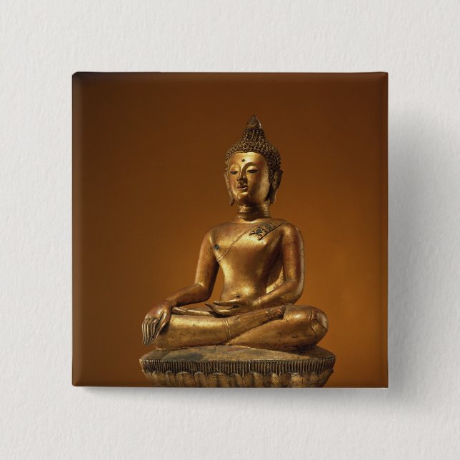 Buddha Pinback Button (Front)