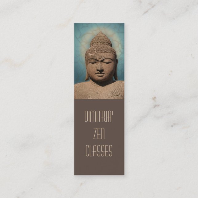 Buddha' portrait mini business card (Front)