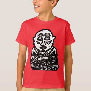 "Buddha Pray" Kids Hanes TAGLESS® T-Shirt