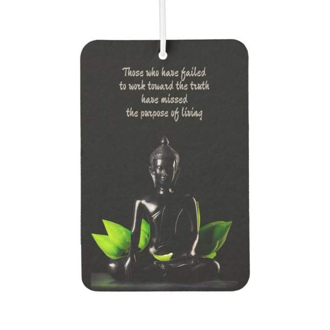 Buddha Quote 1 air freshner Freshener (Front)
