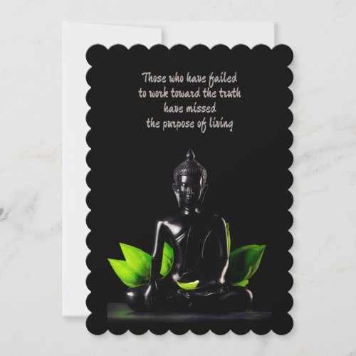 Buddha Quote 1 card  invitation