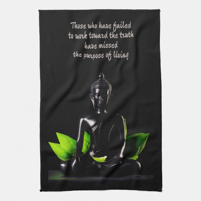 Buddha Quote 1 hand towel (Vertical)
