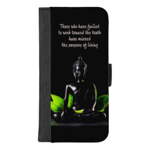 Buddha Quote 1 phone wallets