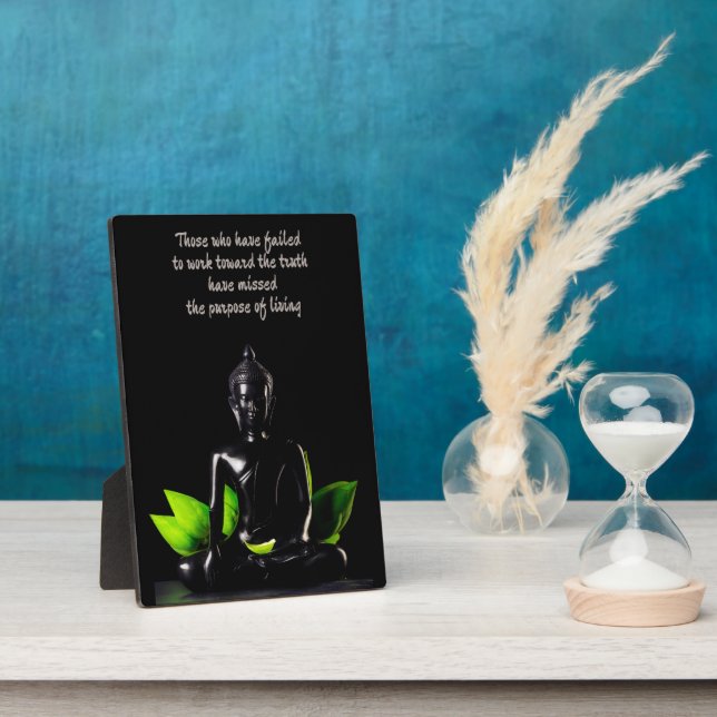 Buddha Quote 1 plaque (Side)