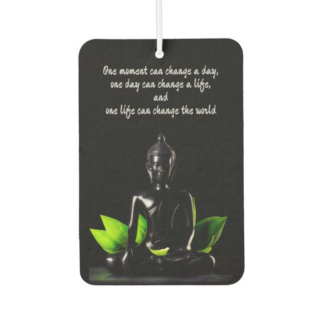 Buddha Quote 2 air freshner Freshener (Front)