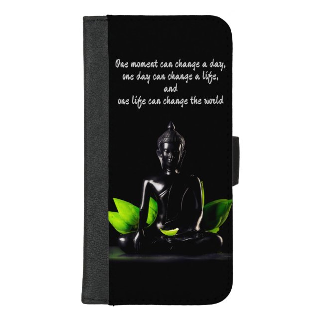 Buddha Quote 2 phone wallets (Front)