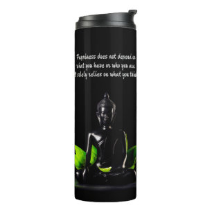 Buddha Quote 4 thermal tumbler