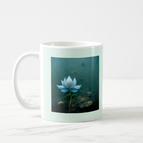 Buddha Quote about opinionated people BLUE lotus Coffee Mug