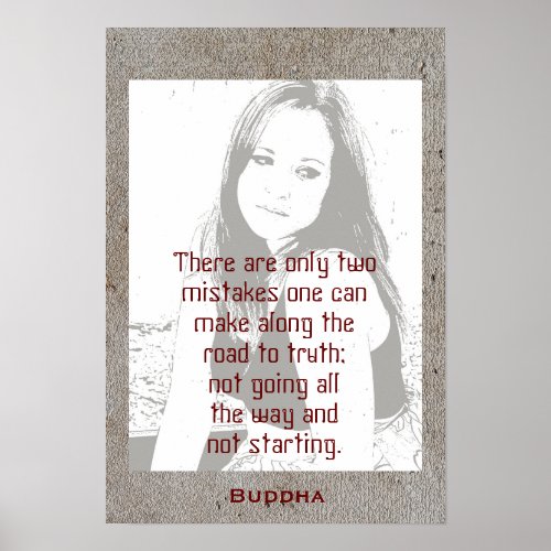 Buddha quote _ art poster