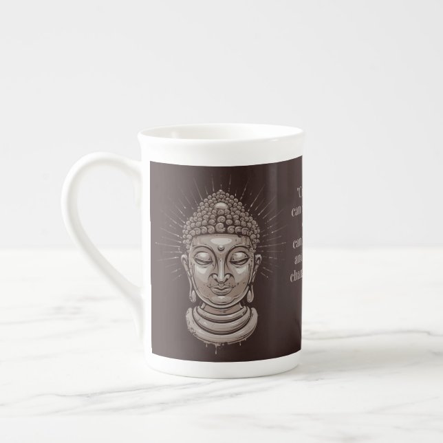 Buddha Quote custom name mug (Left)