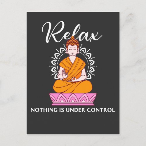 Buddha Quote india hindu shanti Buddhist Relax Postcard