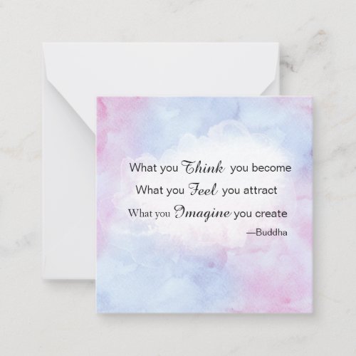  Buddha Quote  Inspirational  AP62  Note Card