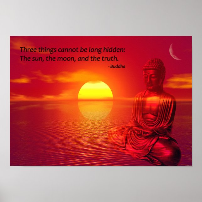 Buddha Quote Inspirational Spiritual Poster (Front)