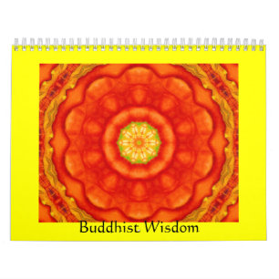 Buddha quote inspirational yoga meditation art calendar