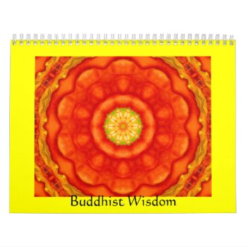 Buddha Quote Inspirational Yoga Meditation Art Calendar by spiritcircle at Zazzle