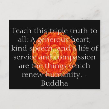Buddha Quote Inspire Motivational Postcard by spiritcircle at Zazzle