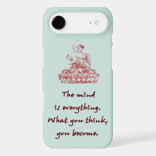 Buddha Quote iPhone 4/4S Case (Back)
