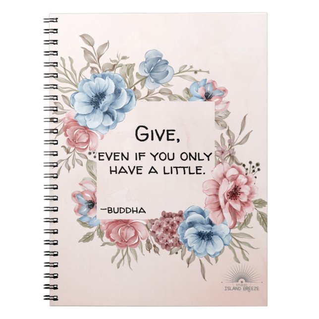 Buddha quote journal (Front)