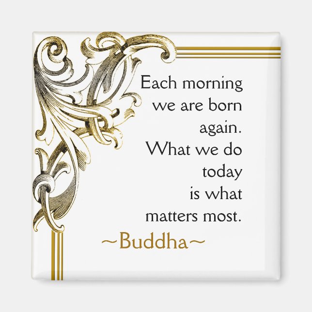 Buddha Quote ~ Motivational Magnet (Front)