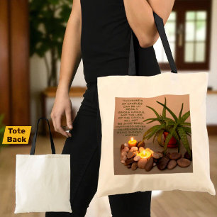 Buddha Quote on Happiness Photography Tote Bag