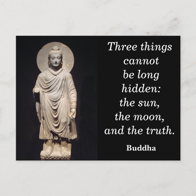 Buddha quote - postcard (Front)