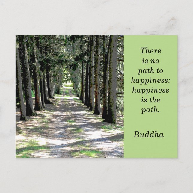 Buddha quote -- postcard (Front)
