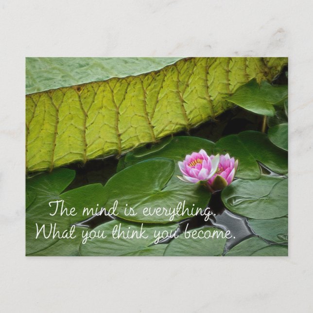 Buddha Quote Postcard (Front)