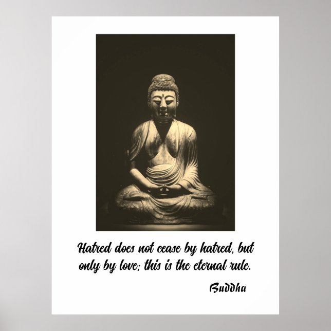 Buddha Quote Poster (Front)