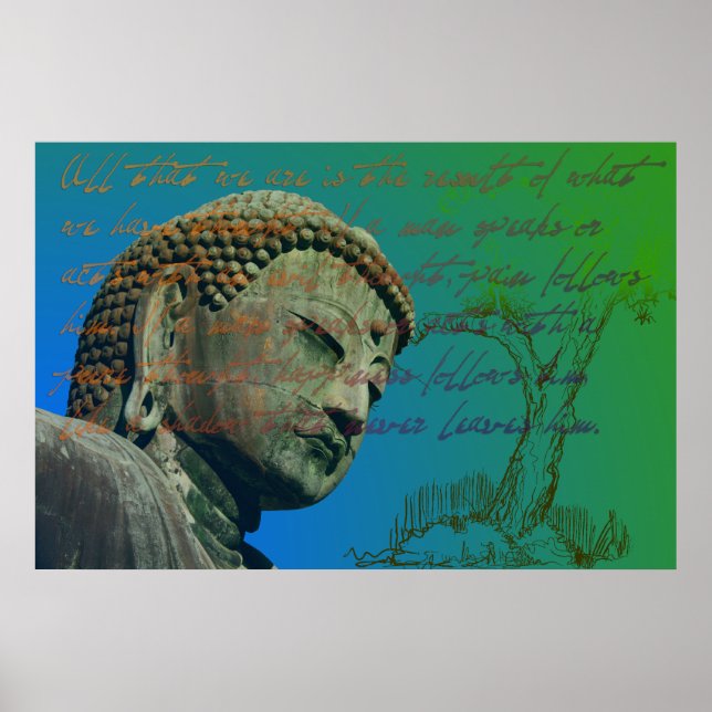 Buddha quote poster (Front)
