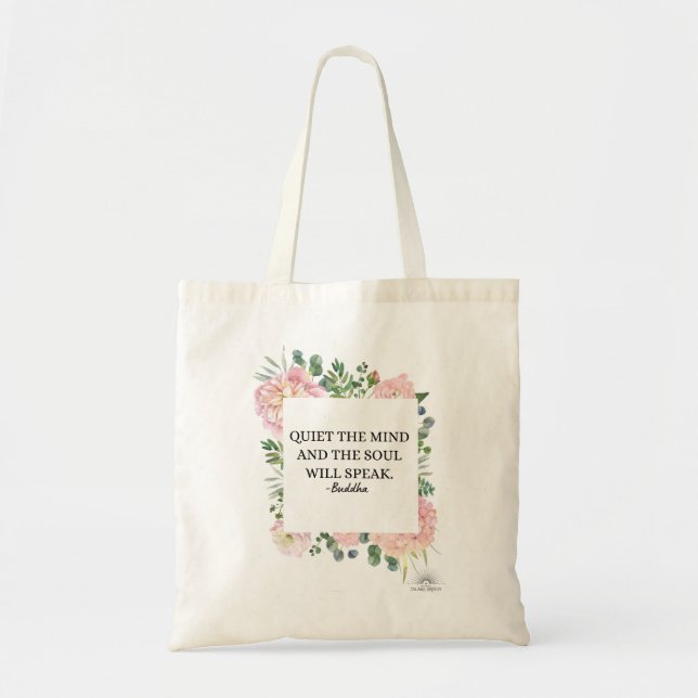 Buddha quote Tote bag (Front)