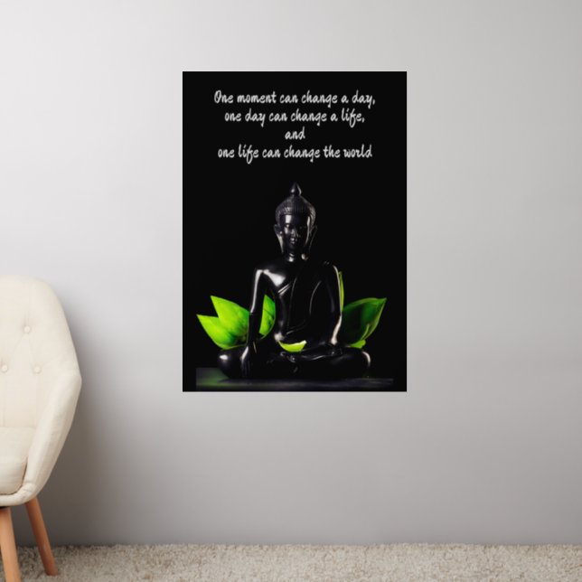 Buddha Quote Wall Decal (Living Room 2)