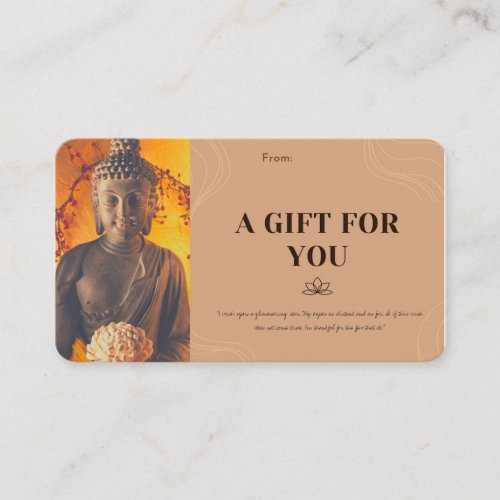 Buddha Quotes A gift for you Personalized Gift Business Card