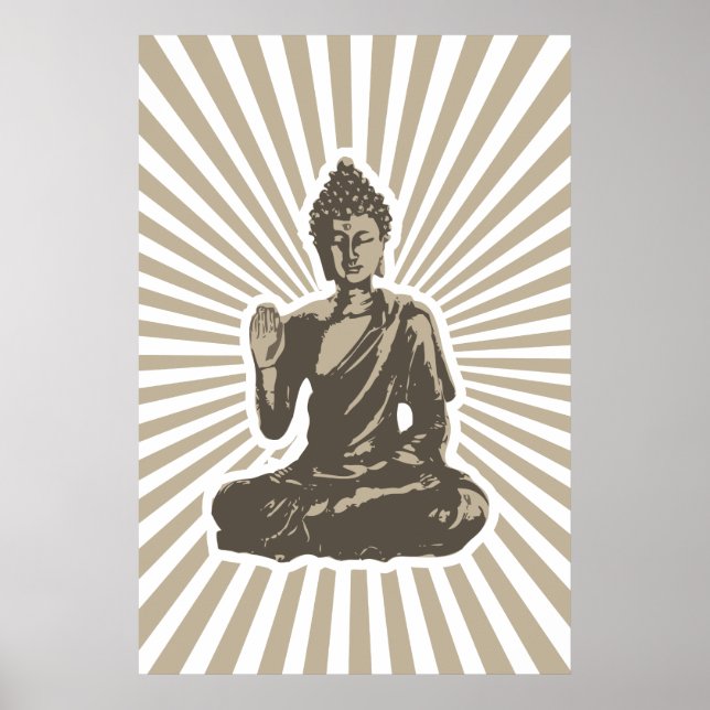 Buddha Rays Print (Front)
