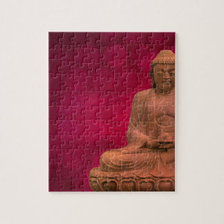 Buddha red jigsaw puzzle