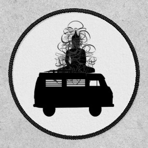 Buddha Retro Hippie Dharma Bus Patch