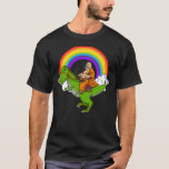 Buddha Riding T-Rex Dinosaur Zen Yoga Meditation S T-Shirt