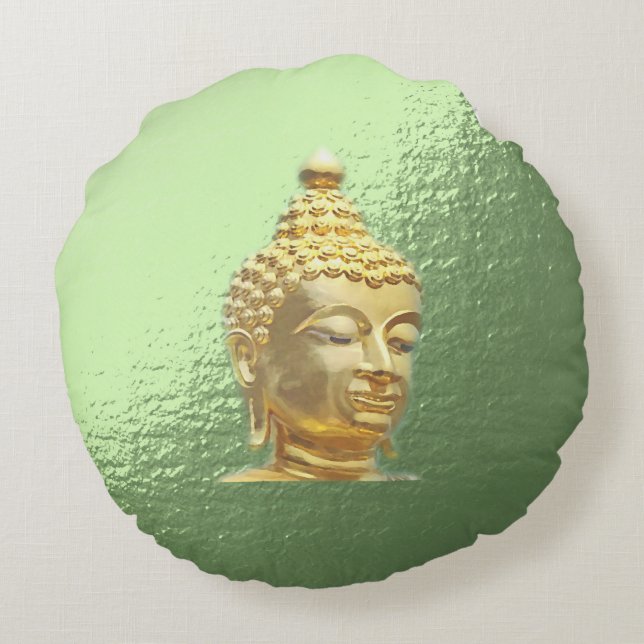 buddha round pillow (Back)
