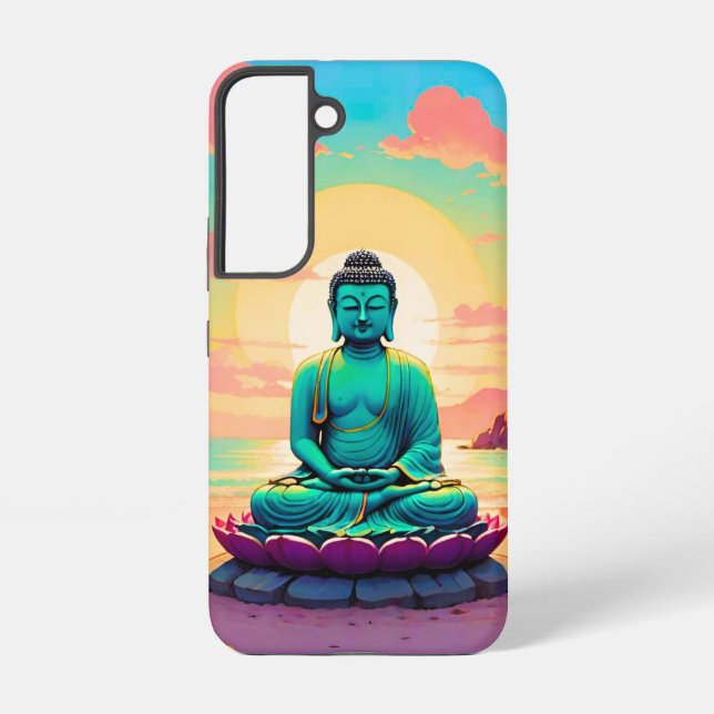 Buddha’s Sunset Reflection Samsung Galaxy Case (Back)