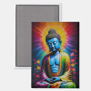 Buddha Sacred Rays of Peace Magnet