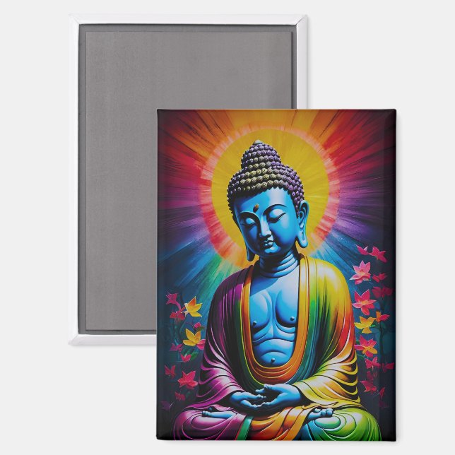 Buddha Sacred Rays of Peace Magnet (Front/Back)