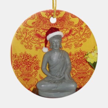 Buddha Santa Ornament by Rinchen365flower at Zazzle