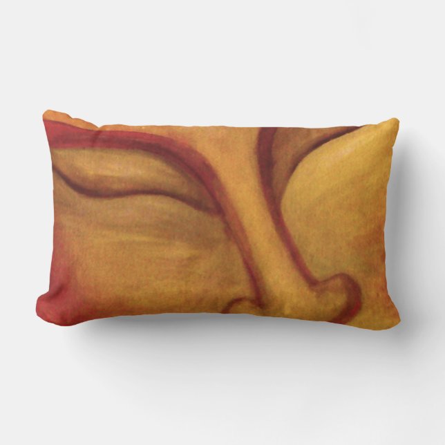 BUDDHA SAYING LUMBAR PILLOW (Front)