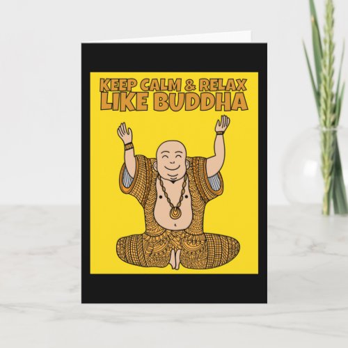 Buddha Saying Mandala Relax Card