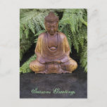 Buddha Seasons Greetings Holiday Postcard