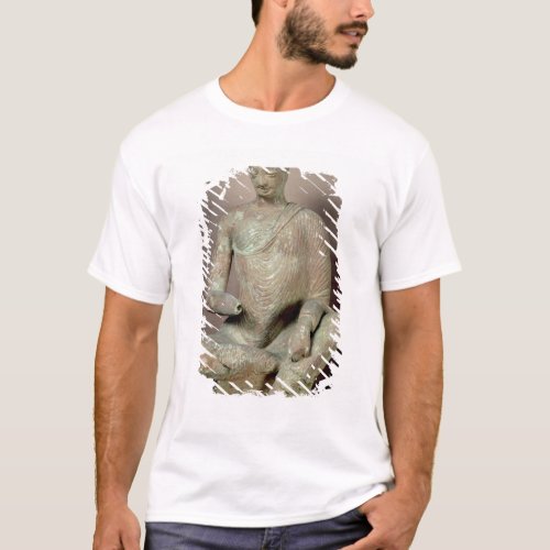 Buddha seated in meditation from Fondukistan T_Shirt