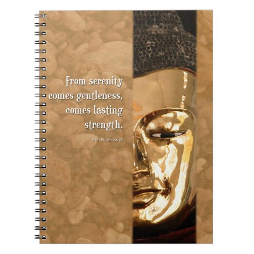 Buddha Serenity Gentleness Strength Journal