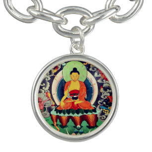 Buddha Shakyamuni painting, Himalayas - Nepal Bracelet