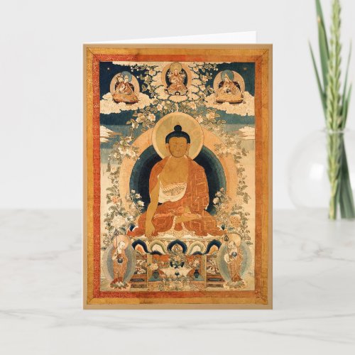 Buddha Shakyamuni Thangka  Card