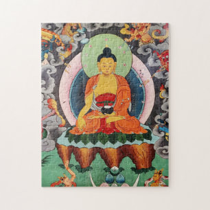 Buddha Shakyamuni, Tibetan Buddhism / Dharma Jigsaw Puzzle