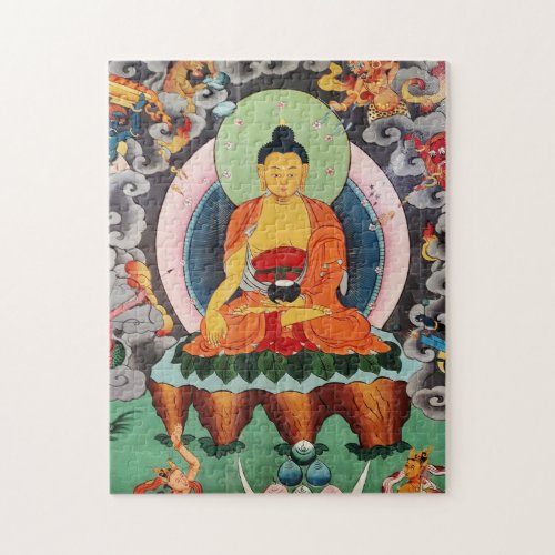 Buddha Shakyamuni Tibetan Buddhism  Dharma Jigsaw Puzzle